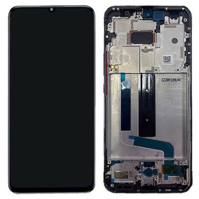 Xiaomi Mi 10 Lite 5G skärm (Gray / Tarnish) (med ram) (service pack) (original)