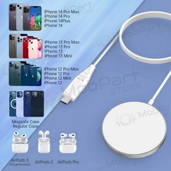 MagSafe trådlös laddare Choetech T518-F 15 W