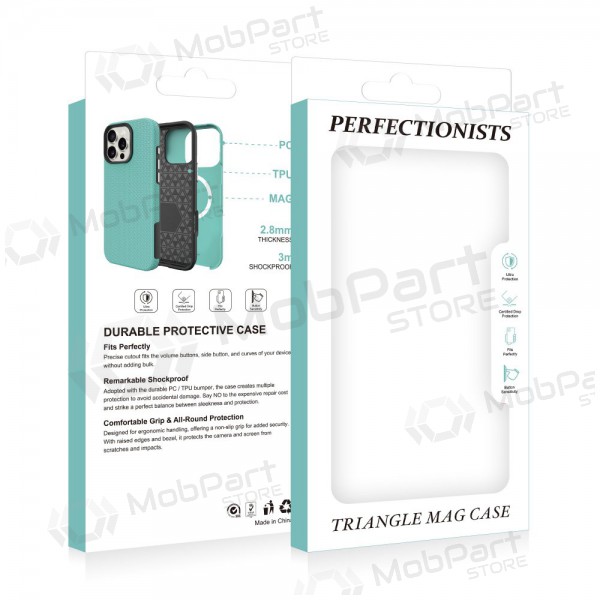 Mobilskal / fodral Perfectionists Triangle Mag Case Apple iPhone 13 Pro Max mörkblå Mobilskal / fodral Perfectionists Triangle Mag Case Apple iPhone 13 Pro Max mörkblå