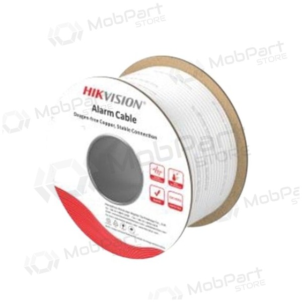 Skyddskabel Hikvision 8x0.22 koppar (skärmad, LSZH, Eca, 100m rulle)