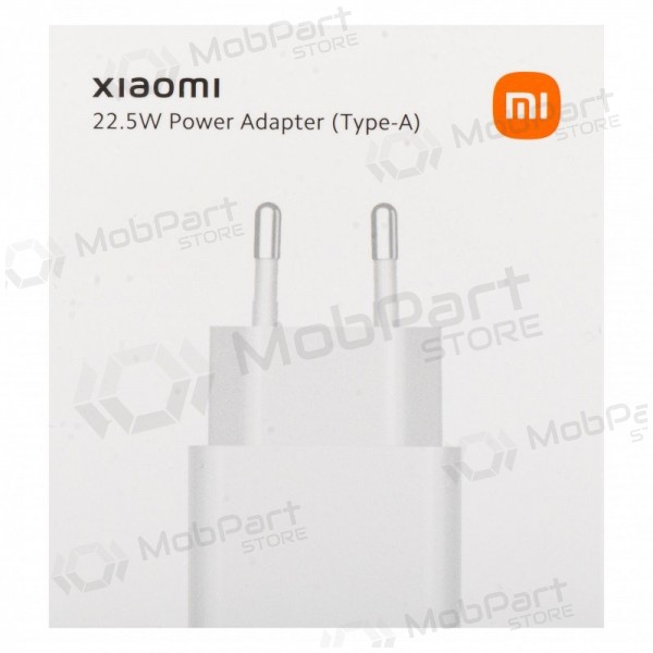 Laddare Xiaomi 22.5W USB-A vit BHR7757EU