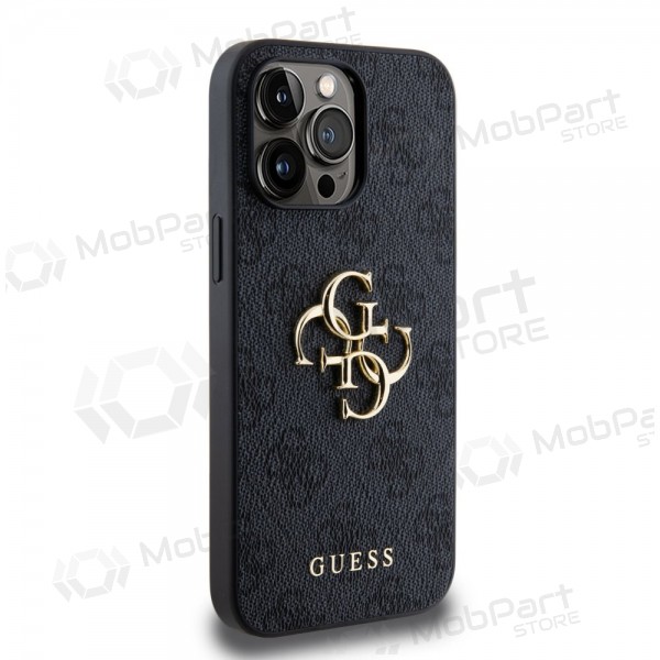 Apple iPhone 14 Pro Max fodral - Guess PU 4G Metal Logo (grå)
