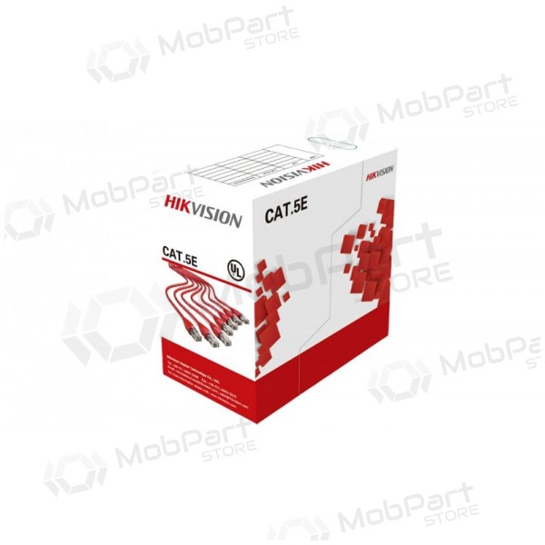 Nätverkskabel Hikvision UTP Cat5e (Ledare-0.50 mm, rulle 305 m) DS-1LN5E-S