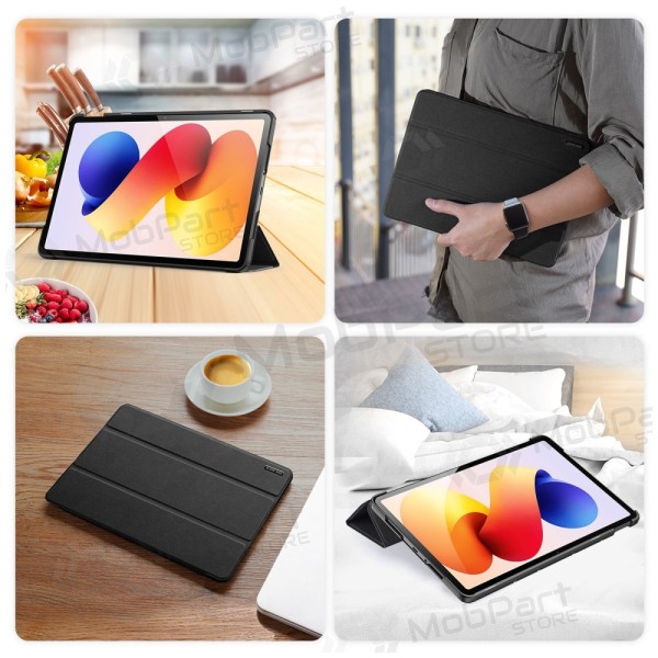 Xiaomi Redmi Pad Pro 12.1, Redmi Pad 2 Pro 12.1 plånboksfodral - Dux Ducis Domo (svart)