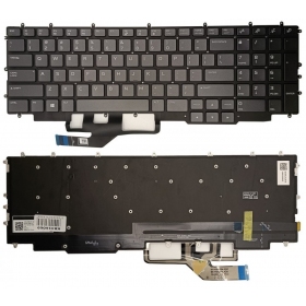 Tangentbord DELL G7 17 7700,med spalvotu pašvietimu, US