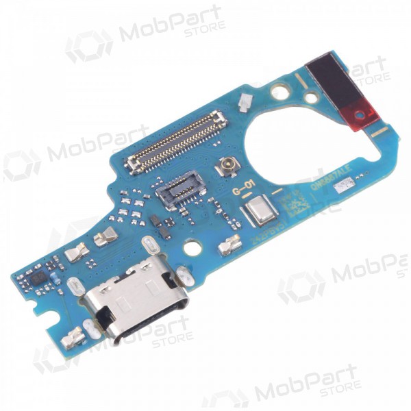 Samsung M556 Galaxy M55 5G laddarkontakt och mikrofon med flex (service pack) (original)