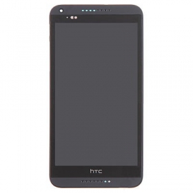 HTC Desire 816 skärm (svart) (med ram) (service pack) (original)