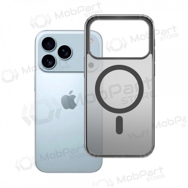 Apple iPhone 17 Pro, 18 Pro fodral - 3mk Frosty MagCase (svart)