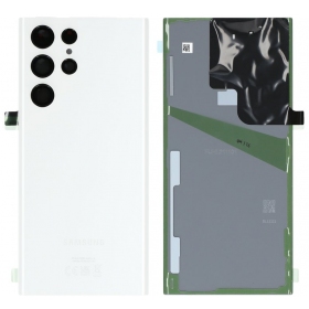 Samsung Galaxy S22 Ultra bakstycke (vit) (original)