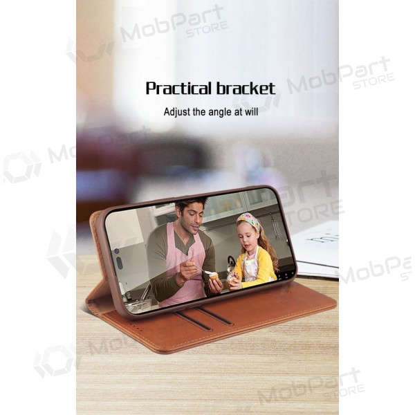 Mobilskal / fodral HDD Magnetic Wallet Case Samsung A135 A13 4G brun