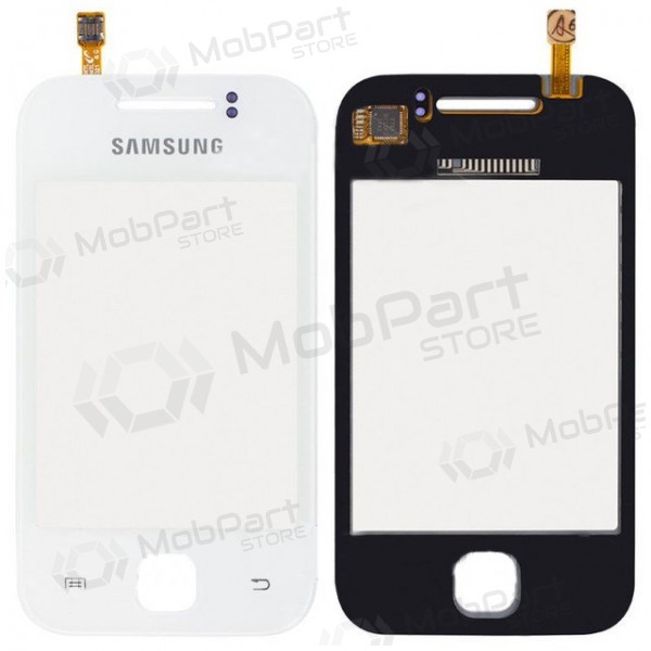 Samsung s5360 Galaxy Y pekskärmsglas (vit)