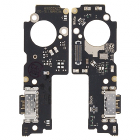 Xiaomi Poco M5 / Redmi Note 11E laddarkontakt och mikrofon med flex (service pack) (original)