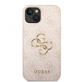 Apple iPhone 14 fodral - Guess PU 4G Metal Logo