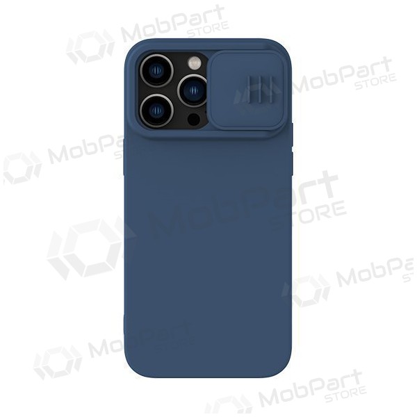 Apple iPhone 15 Pro Max mobilskal „Nillkin Silicone“ (mörkblå)