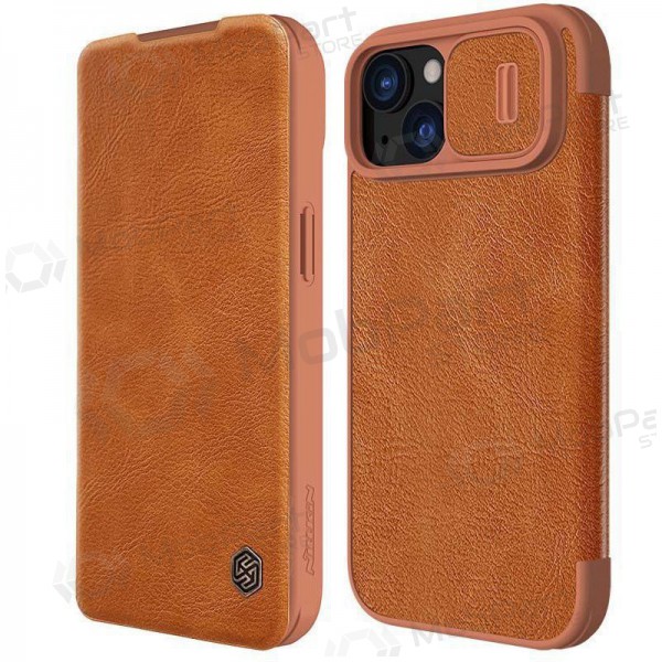 Apple iPhone 14 Pro fodral „Nillkin Leather“ (brun) Apple iPhone 14 Pro fodral „Nillkin Leather“ (brun)
