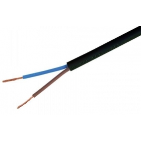 Flexibel kabel Lietkabelis OMY BVV-LL 2x2.5 mm² koppar 100 m rulle.