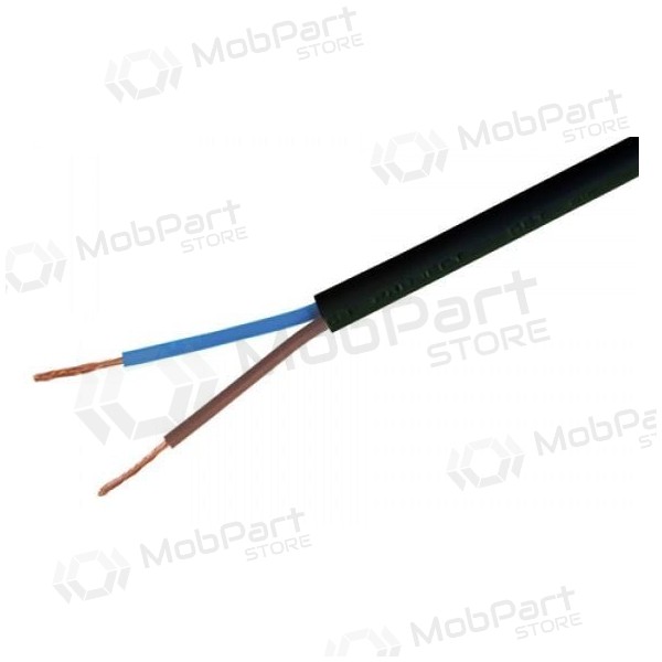 Flexibel kabel Lietkabelis OMY BVV-LL 2x2.5 mm² koppar 100 m rulle.