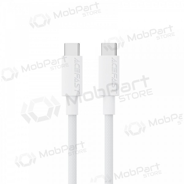 USB kabel Acefast C18-03 60W USB-C to USB-C 1.2m vit
