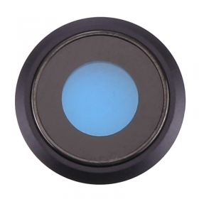Apple iPhone 8 / SE 2020 kamera lins (svart) (med ram)