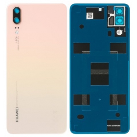 Huawei P20 baksida / batterilucka (rosa / guld) (service pack) (original)