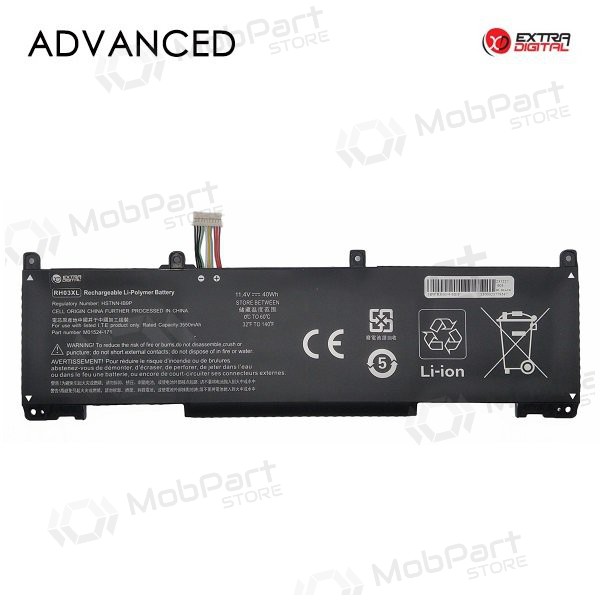 HP RH03XL, 3550mAh laptop batteri, Advanced HP RH03XL, 3550mAh laptop batteri, Advanced