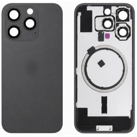Apple iPhone 16 Pro bakstycke (svart) (Premium)