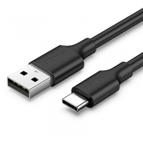 USB kabel Ugreen US287 USB to USB-C 3A 1.0m svart