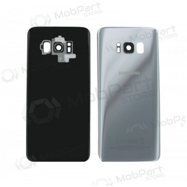 Samsung G955F Galaxy S8 Plus baksida / batterilucka silver (Arctic Silver) (service pack) (original)