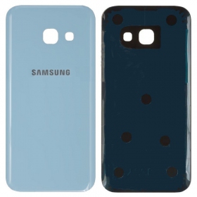 Samsung A320 Galaxy A3 2017 baksida / batterilucka ljusblå (blue mist) (begagnad grade C, original)