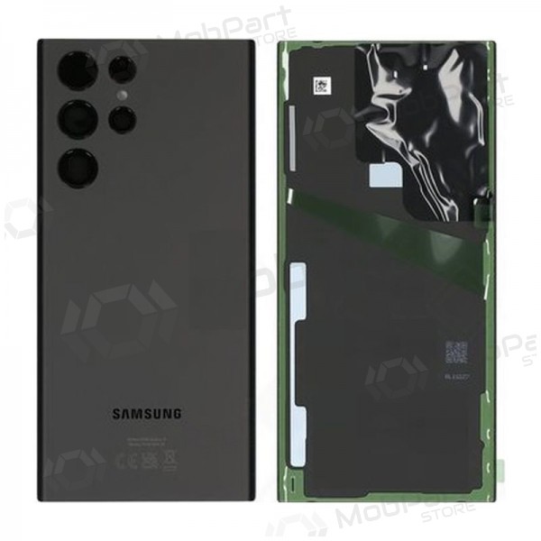 Samsung S908 Galaxy S22 Ultra baksida / batterilucka (Phantom Black) (begagnad grade A, original) Samsung S908 Galaxy S22 Ultra baksida / batterilucka (Phantom Black) (begagnad grade A, original)