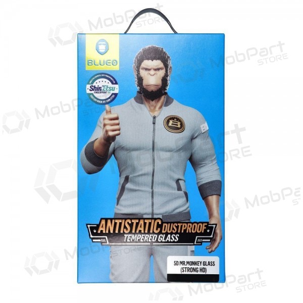 LCD apsauginis stikliukas 5D Mr. Monkey Glass (Strong Lite) Samsung S938 S25 Ultra svart