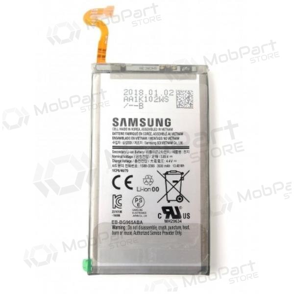 Samsung G965F Galaxy S9 Plus batteri / ackumulator (3500mAh) (begagnad grade B, original)