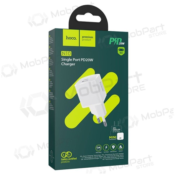Laddare Hoco N10 PD20W (vit)