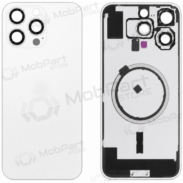 Apple iPhone 16 Pro Max bakstycke (vit) (Premium)