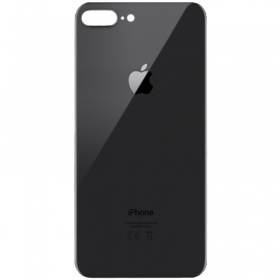 Apple iPhone 8 Plus baksida / batterilucka grå (space grey) (bigger hole for camera)
