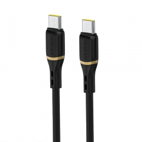 USB-C-kabel Dudao L25C USB-C till USB-C 1 m 60 W svart