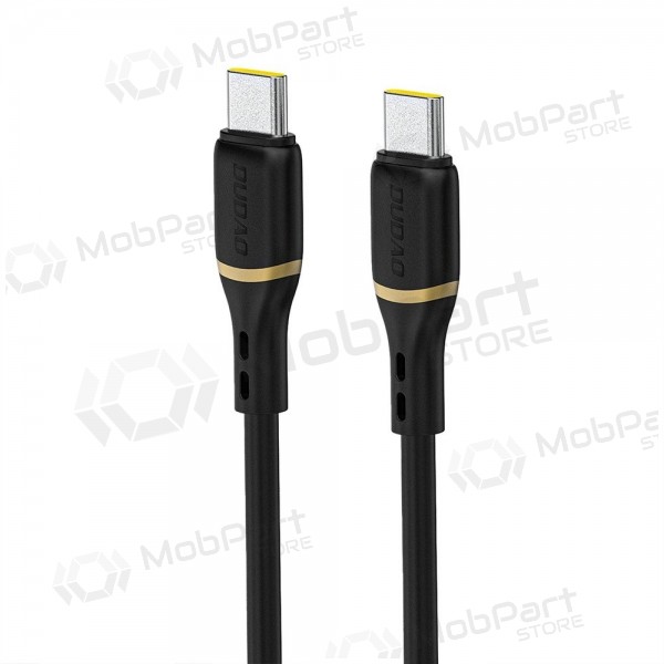 USB-C-kabel Dudao L25C USB-C till USB-C 1 m 60 W svart