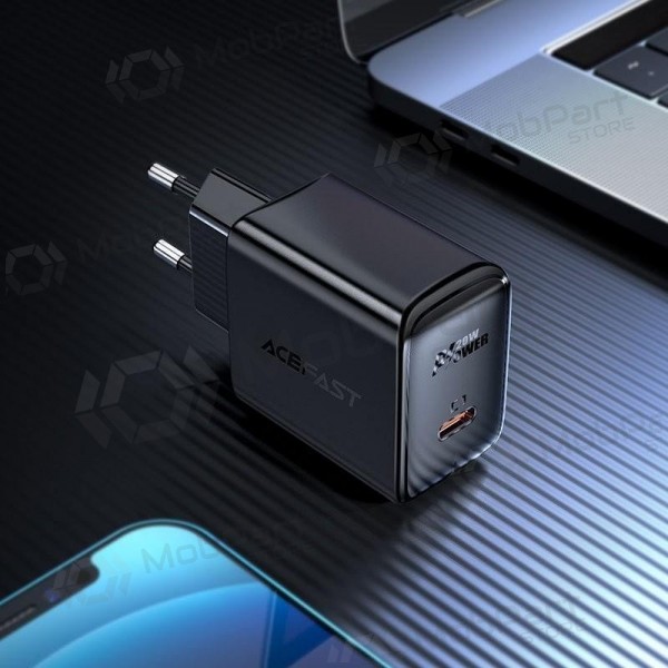 Laddare buitinis Acefast A1 PD20W USB-C svart