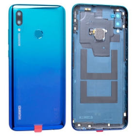 Huawei P Smart 2019 baksida / batterilucka blå (Aurora Blue) (begagnad grade B, original)