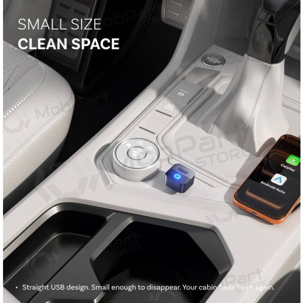 Trådlös CarPlay / Android Auto-adapter Ottocast Mini Pico CA525-T svart