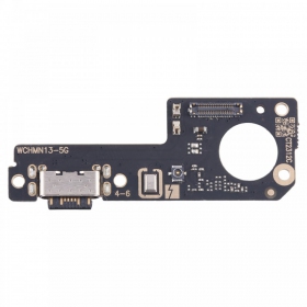 Xiaomi Redmi Note 13 5G laddarkontakt och mikrofon med flex (service pack) (original)