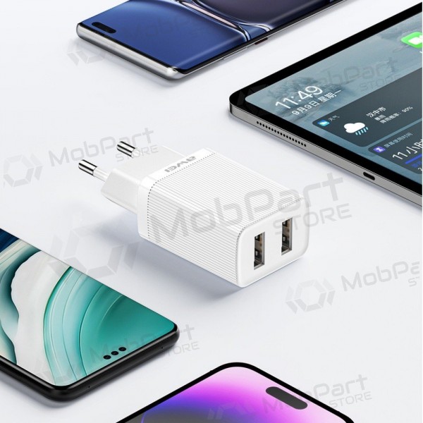 Laddare Awei C15-EU 2xUSB-A 10W vit