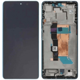 Xiaomi Poco F5 5G skärm (blå) (med ram) (original)