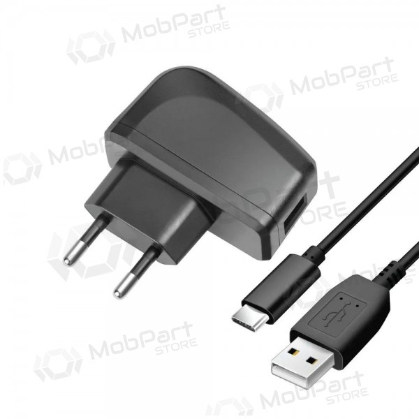 Telefonladdare Blue Star TFK-TC-1095B 10 W USB-A med USB-A till USB-C-kabel svart