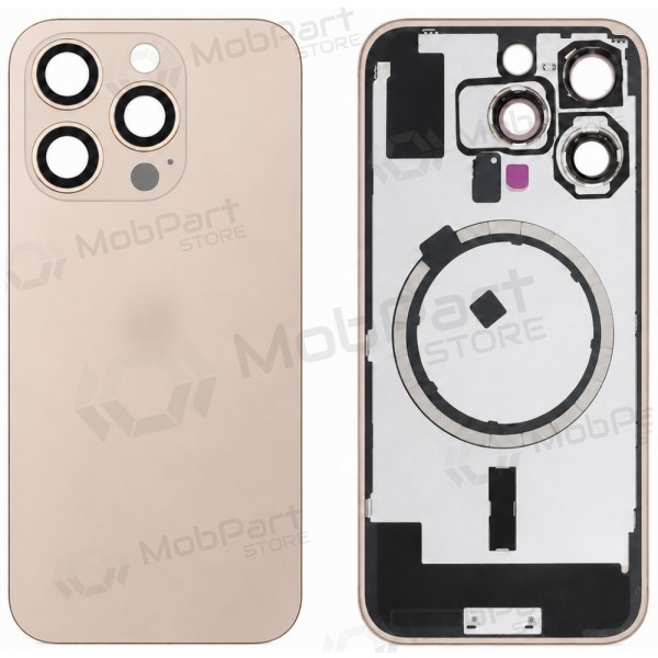 Apple iPhone 16 Pro bakstycke (guld) (Premium)