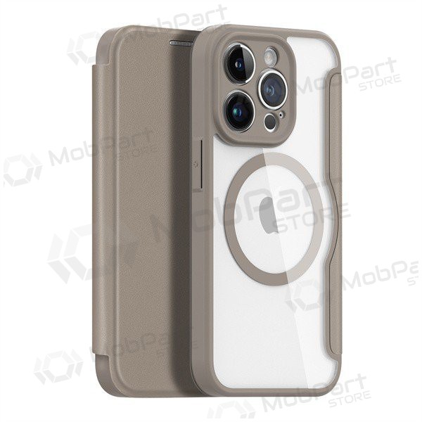 Apple iPhone 13 / 14 fodral -Dux Ducis Skin X Pro- (brun)