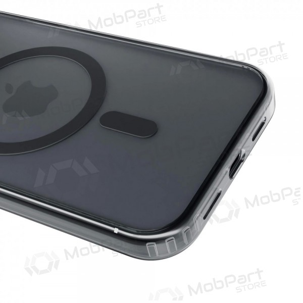 Apple iPhone 17 Pro Max, 18 Pro Max fodral -3mk Frosty MagCase- (svart)