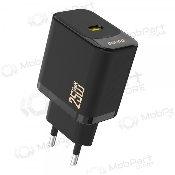 Telefonladdare Dudao A27 25 W GaN USB-C svart
