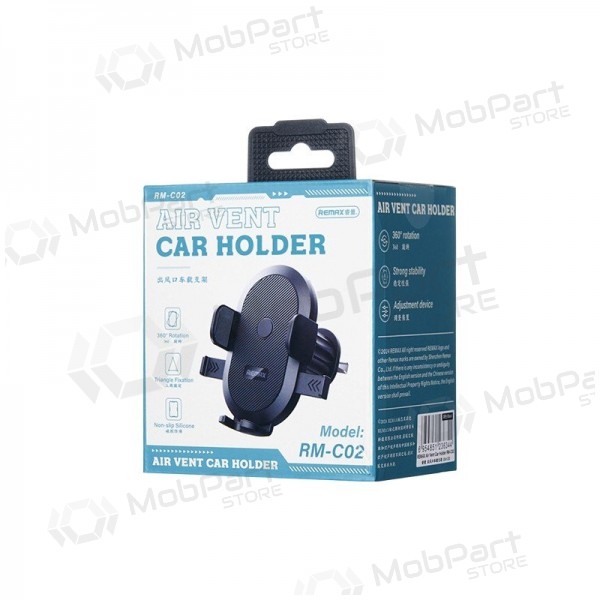 Universal bilhållare Remax RM-C02 (air vent) svart