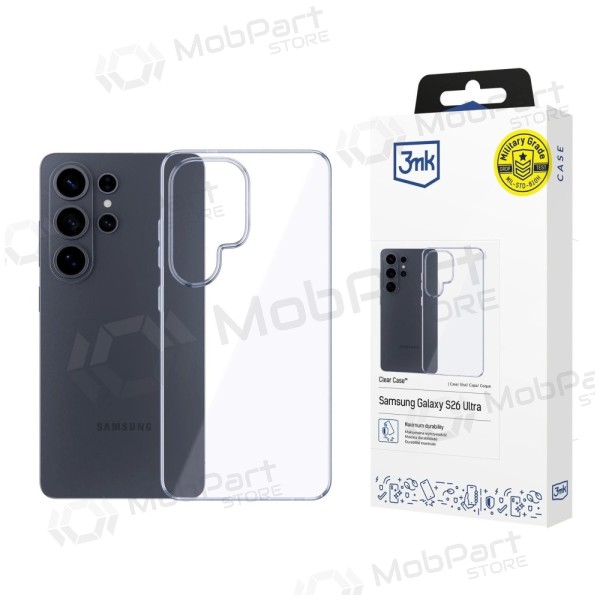 Samsung Galaxy S26 Ultra fodral "3mk Clear Case" (transparent)